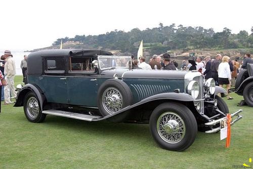 1929 Duesenberg Model J All-Weather Town Car with coachwork by Barker.
