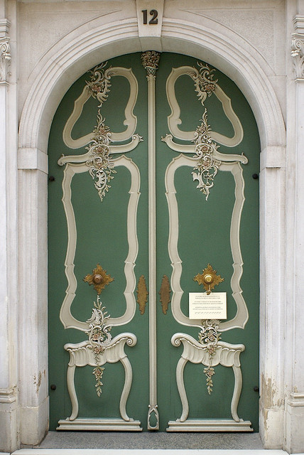 Uphagen House Door by zpiotrz, via Flickr